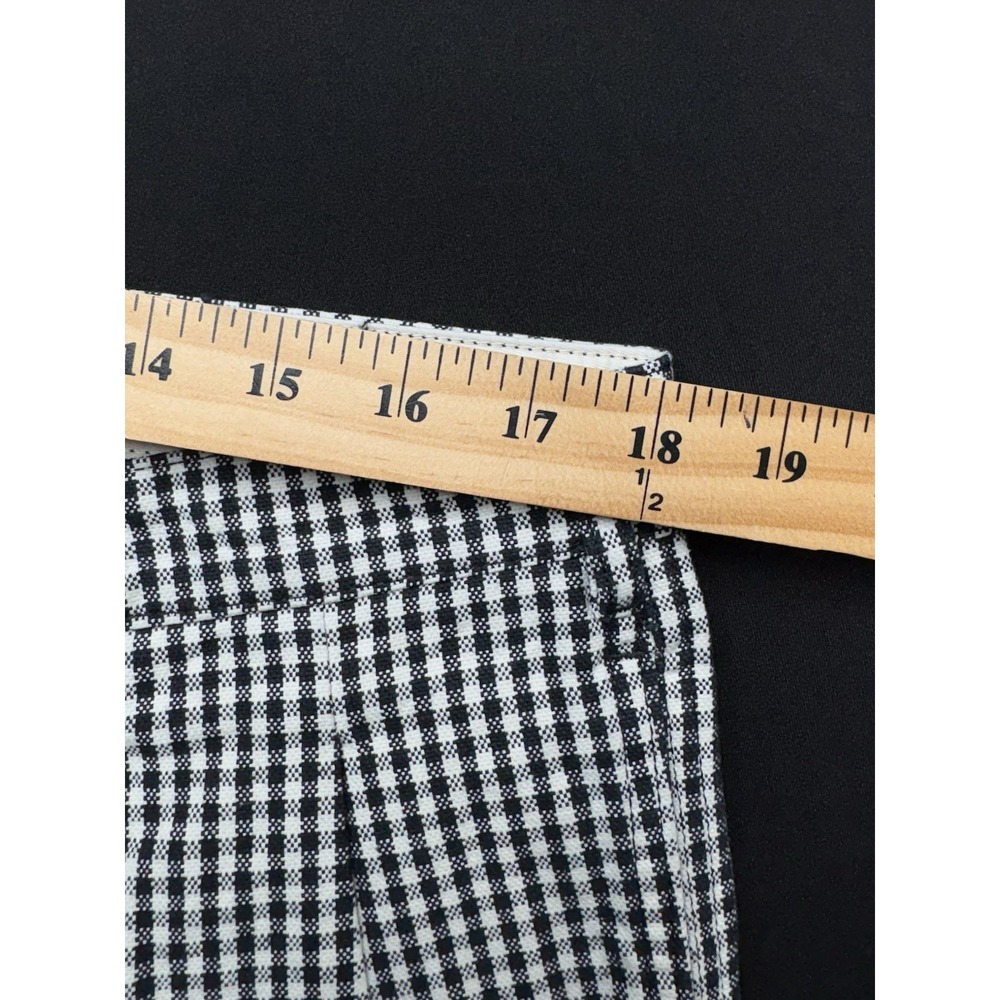NWT Dockers Waterless Pleated Pants Gingham Mens 36x28 Black‎ White Check - Picture 12 of 14